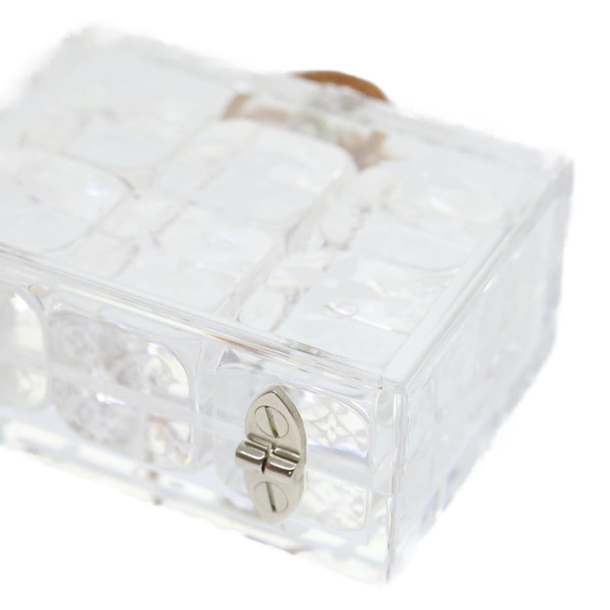 LOUIS VUITTON Monogram Dice object Clear LV Auth 30013A