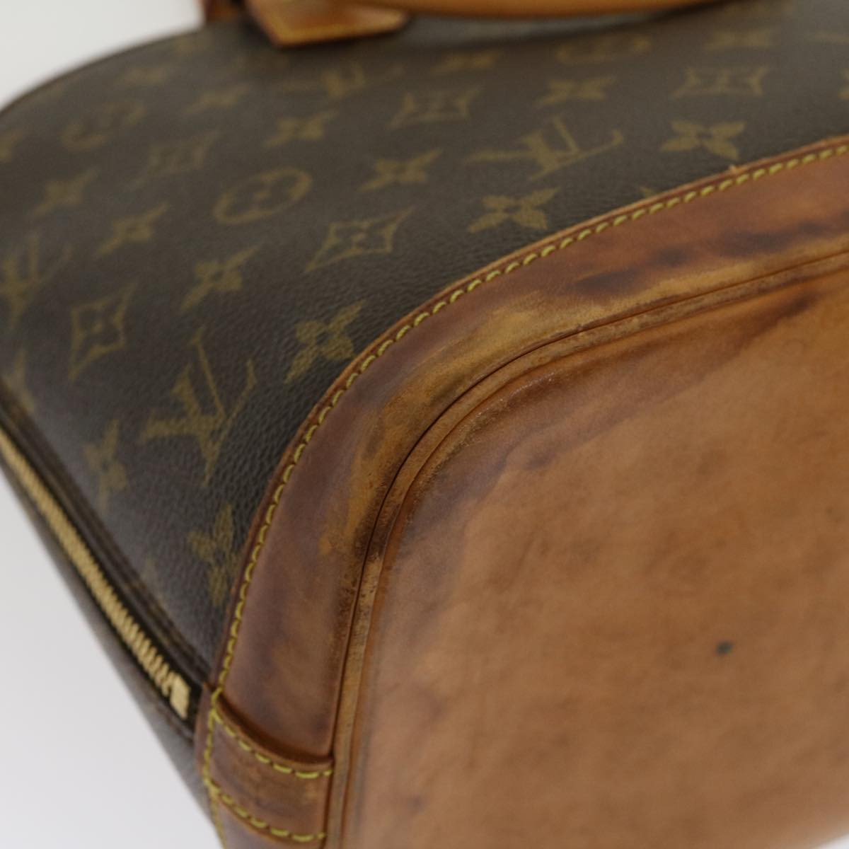 LOUIS VUITTON Monogram Alma Hand Bag M51130 LV Auth 30026