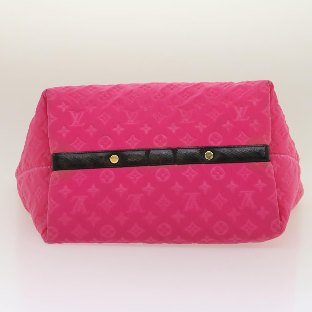 LOUIS VUITTON Monogram Scuba MM Tote Bag microfiber Pink M92802 LV Auth 30044