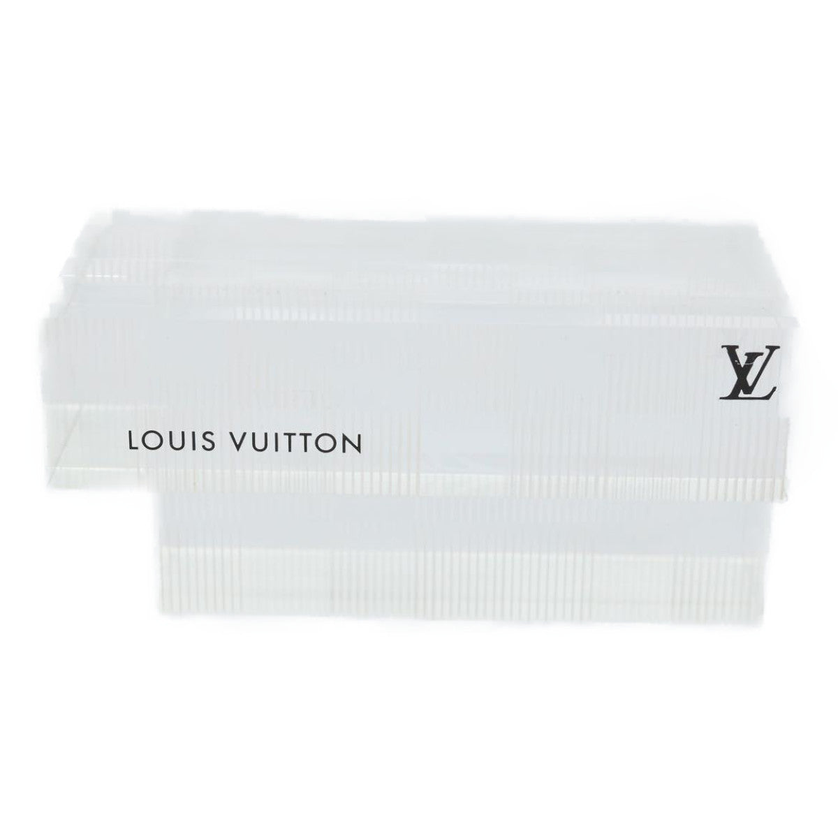 LOUIS VUITTON Hong Kong Landmark Paper weight Clear LV Auth 30063A