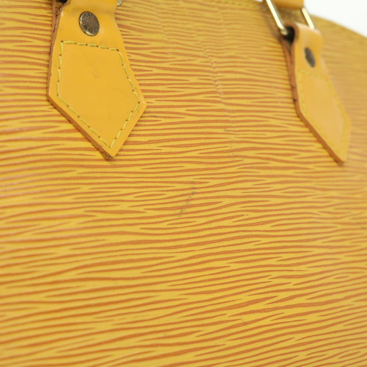 LOUIS VUITTON Epi Alma Hand Bag Yellow M52149 LV Auth 30067