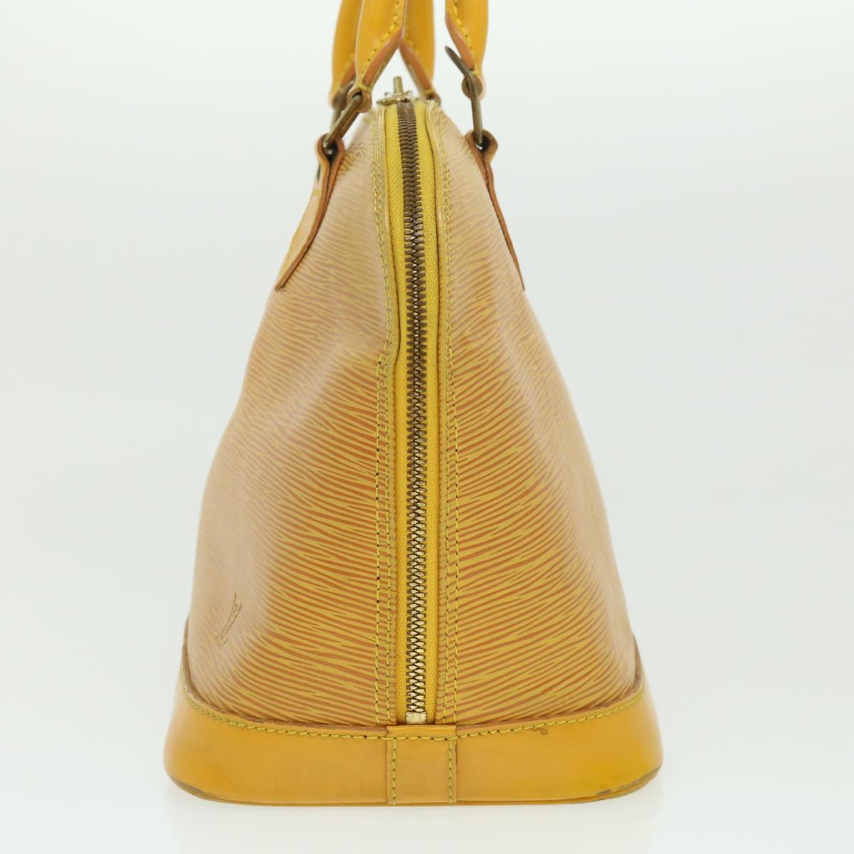 LOUIS VUITTON Epi Alma Hand Bag Yellow M52149 LV Auth 30067