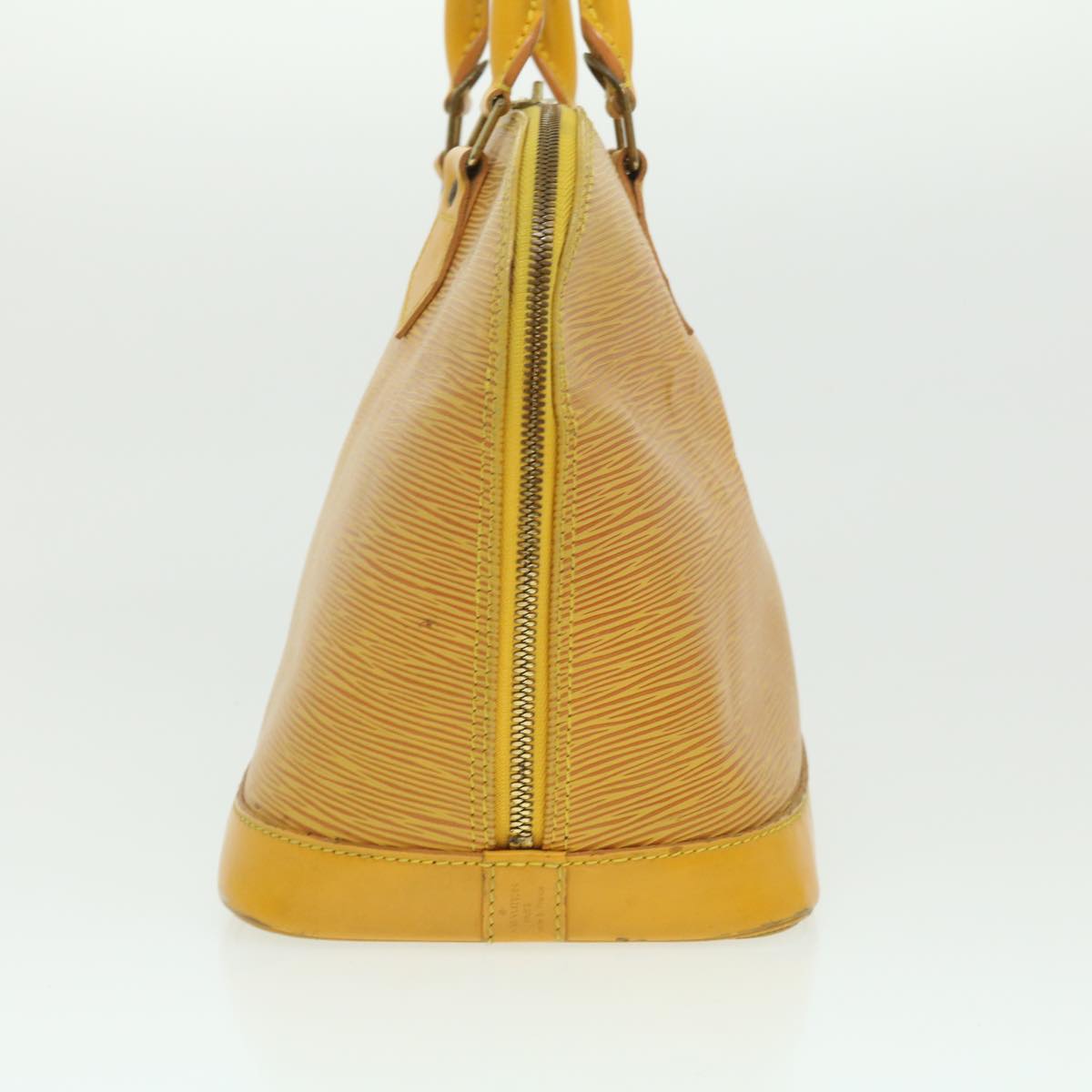 LOUIS VUITTON Epi Alma Hand Bag Yellow M52149 LV Auth 30067