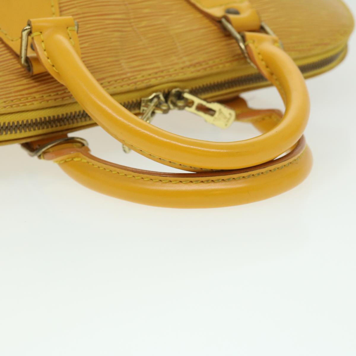 LOUIS VUITTON Epi Alma Hand Bag Yellow M52149 LV Auth 30067