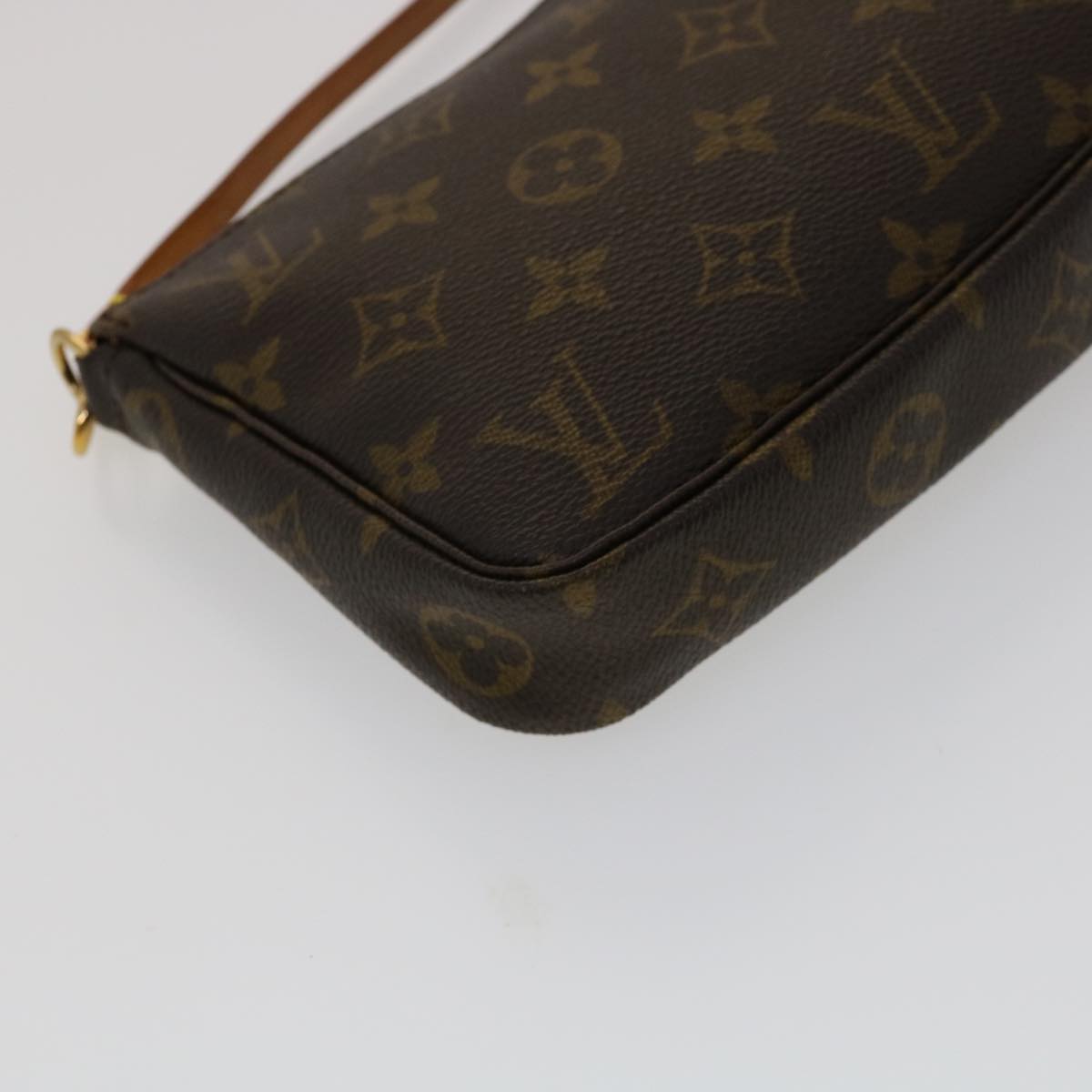 LOUIS VUITTON Monogram Pochette Accessoires Pouch M51980 LV Auth 30079