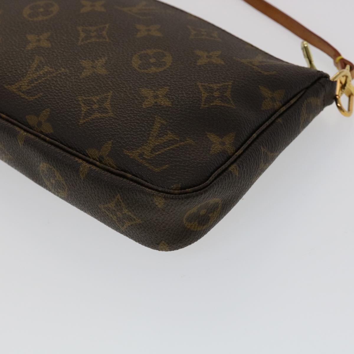 LOUIS VUITTON Monogram Pochette Accessoires Pouch M51980 LV Auth 30079