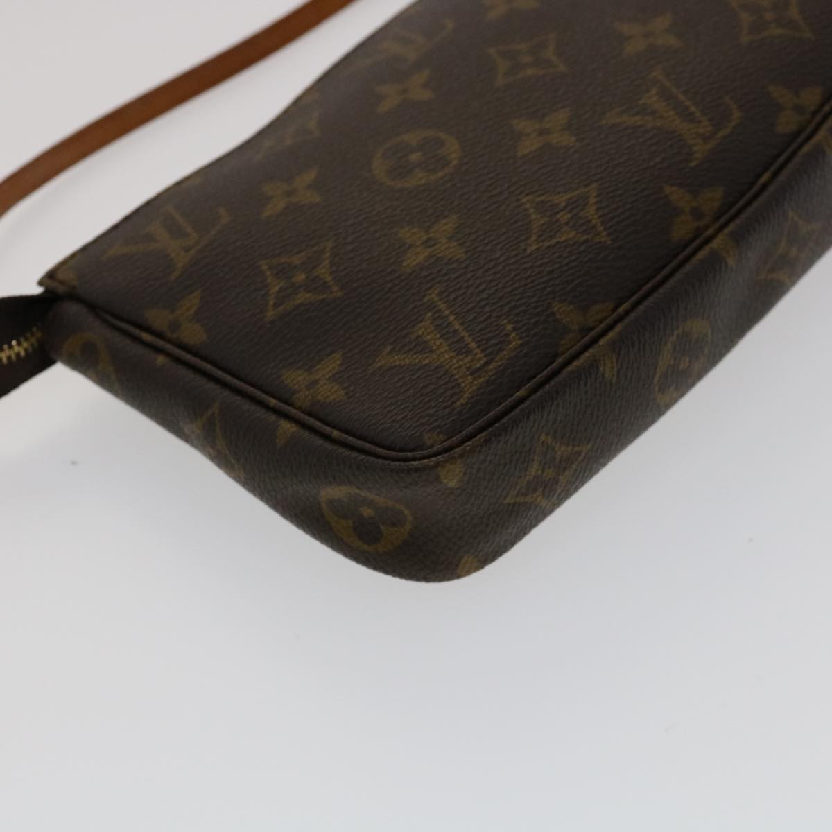 LOUIS VUITTON Monogram Pochette Accessoires Pouch M51980 LV Auth 30079