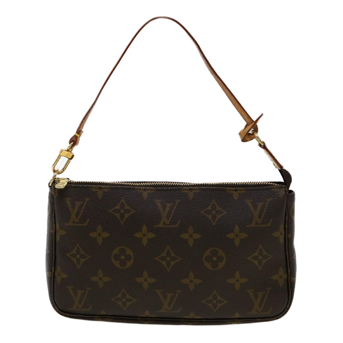 LOUIS VUITTON Monogram Pochette Accessoires Pouch M51980 LV Auth 30079