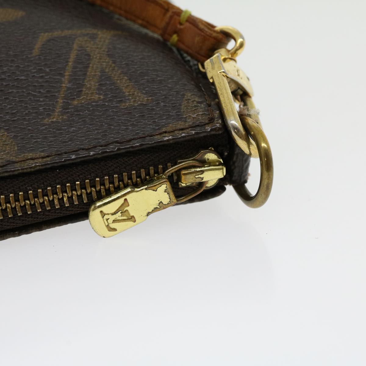 LOUIS VUITTON Monogram Pochette Accessoires Pouch M51980 LV Auth 30085