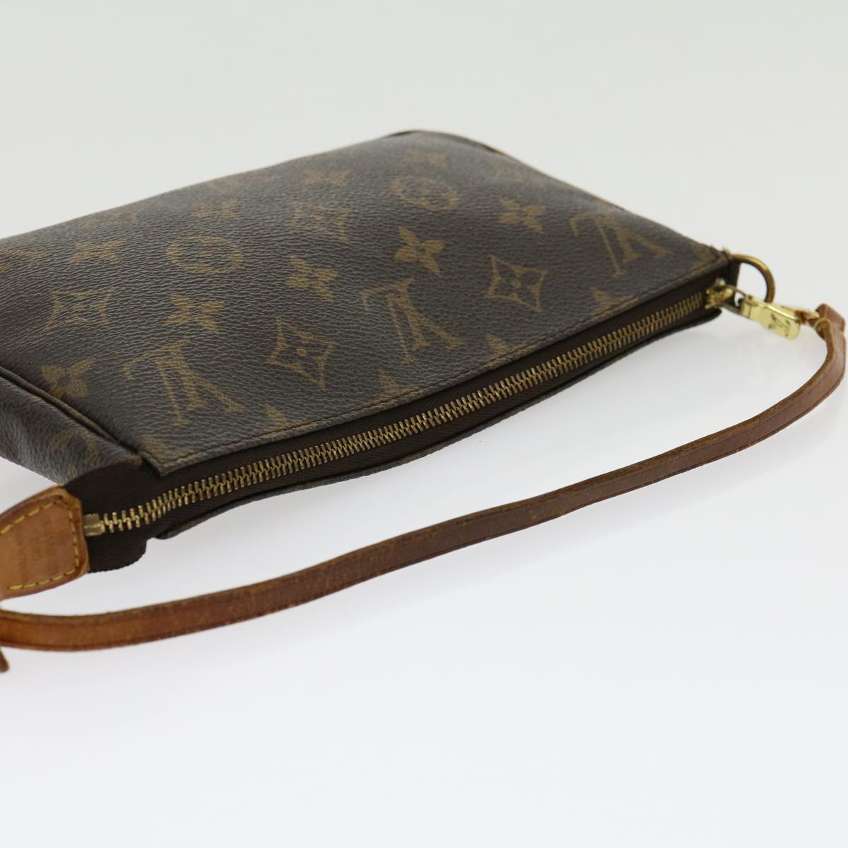 LOUIS VUITTON Monogram Pochette Accessoires Pouch M51980 LV Auth 30085