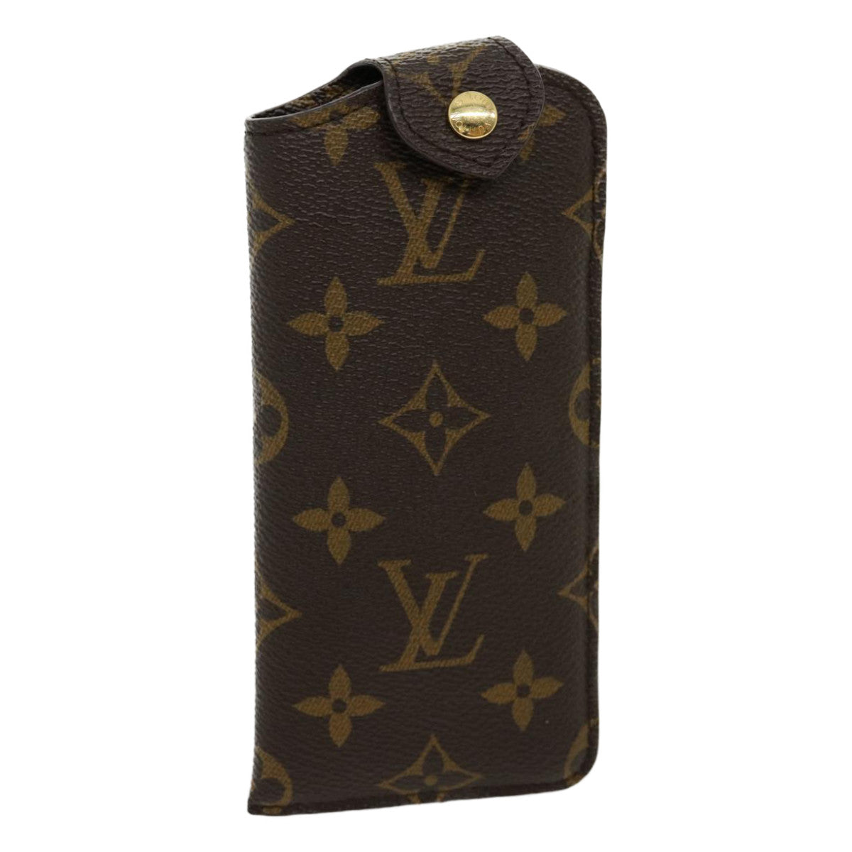 LOUIS VUITTON Monogram Etui Lunettes PM Glasses Case M66545 LV Auth 30086A