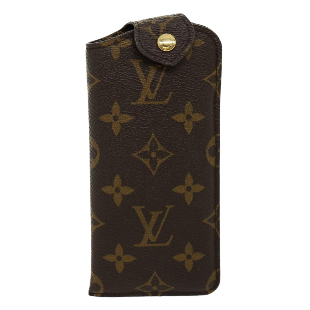 LOUIS VUITTON Monogram Etui Lunettes PM Glasses Case M66545 LV Auth 30086A