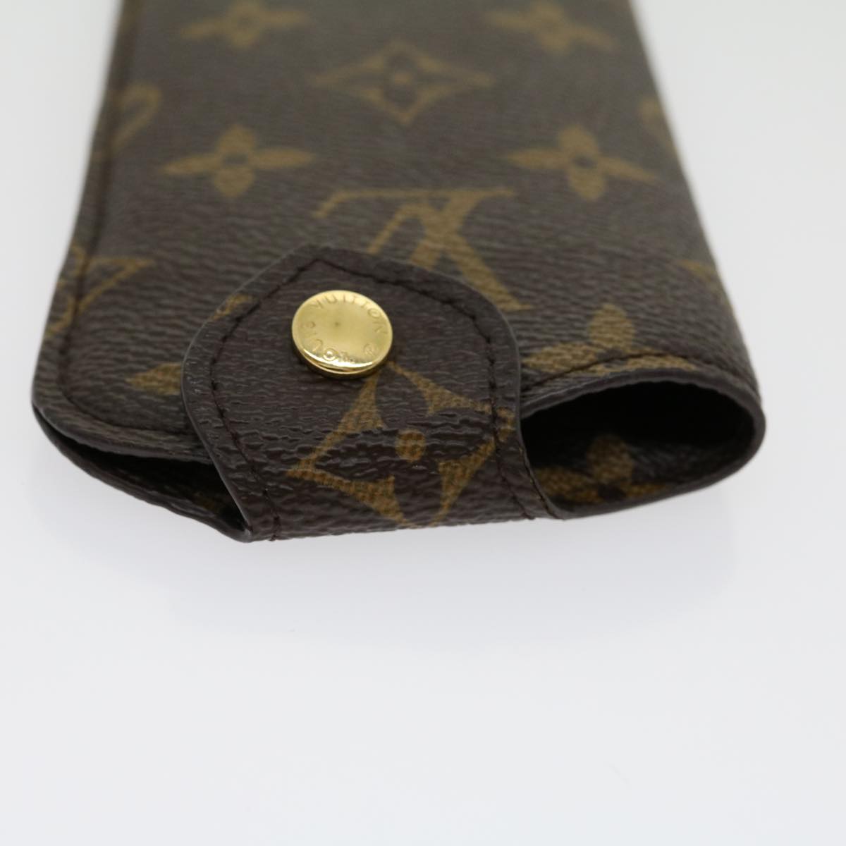 LOUIS VUITTON Monogram Etui Lunettes PM Glasses Case M66545 LV Auth 30086A