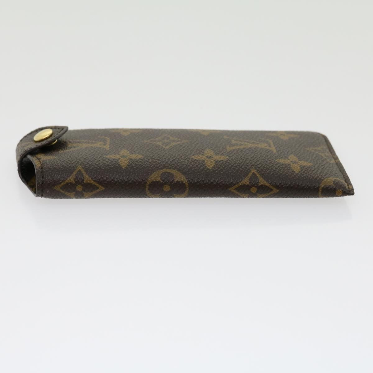 LOUIS VUITTON Monogram Etui Lunettes PM Glasses Case M66545 LV Auth 30086A