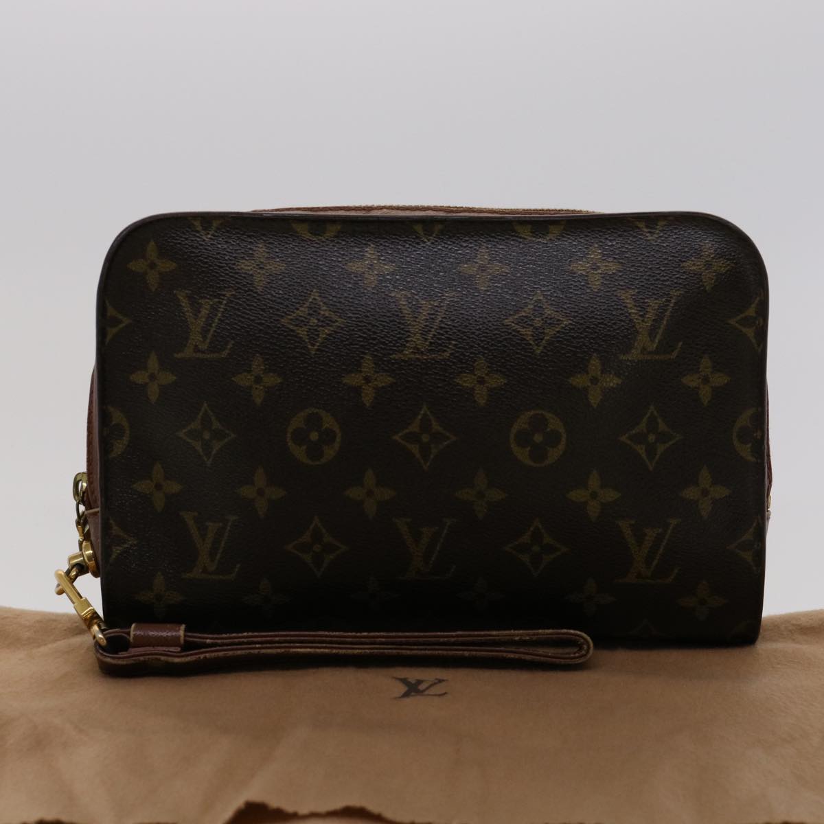 LOUIS VUITTON Monogram Orsay Clutch Bag M51790 LV Auth 30094