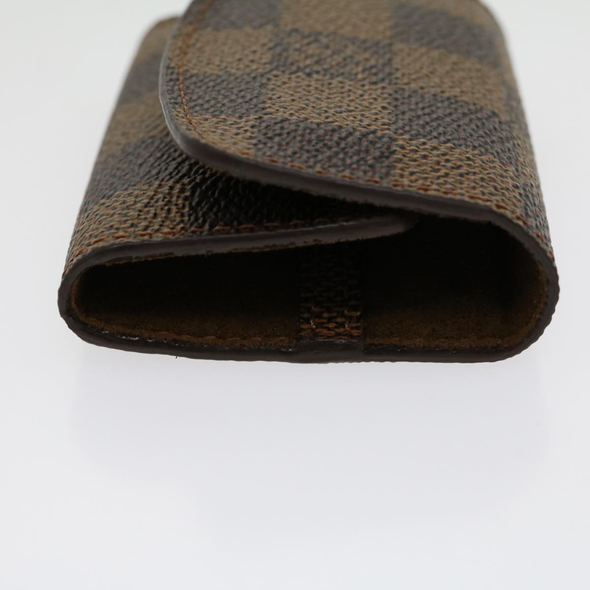 LOUIS VUITTON Damier Ebene Cuffs & Case set LV Auth 30113