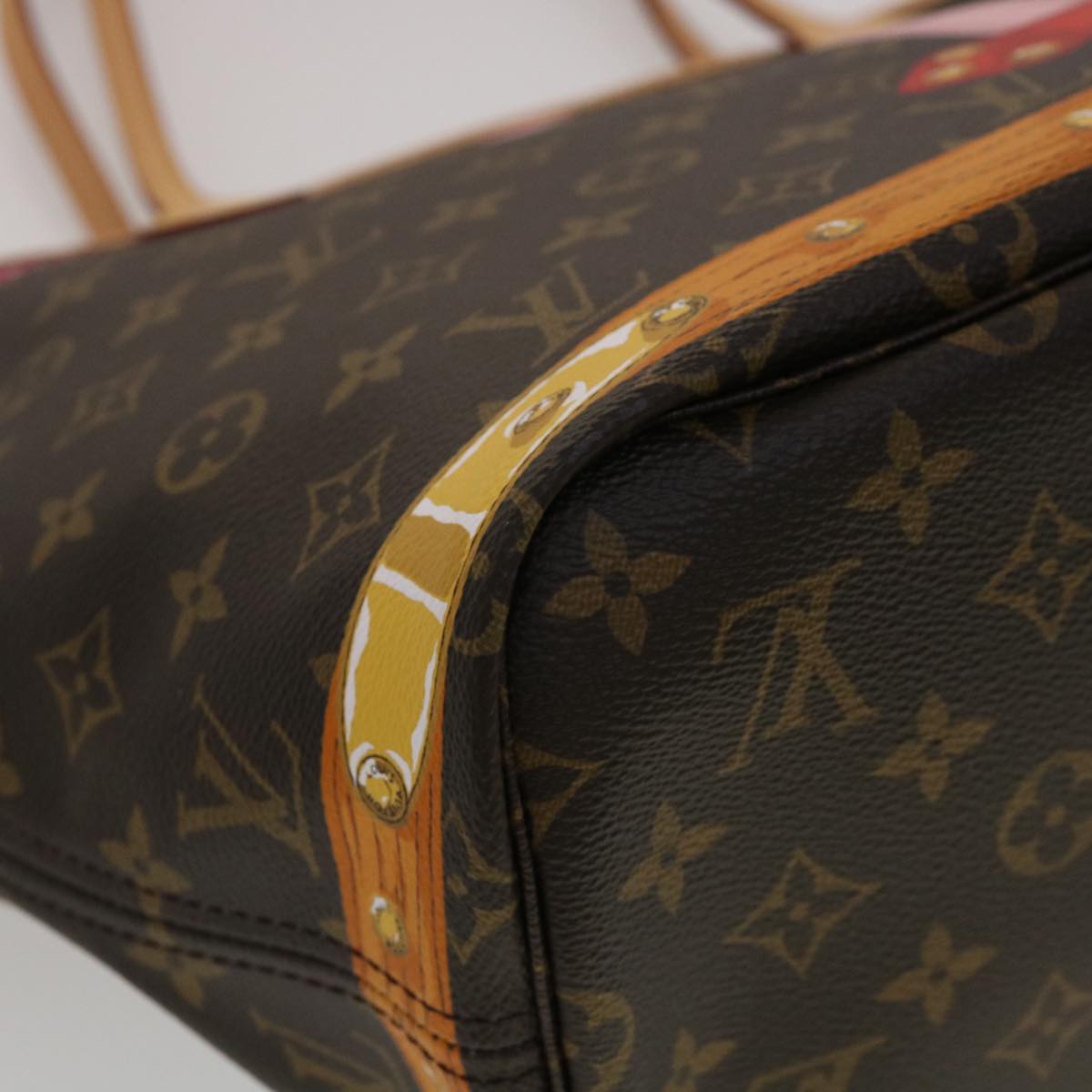 LOUIS VUITTON Monogram Summer Trunk Neverfull MM Tote Bag M41390 Auth 30117A