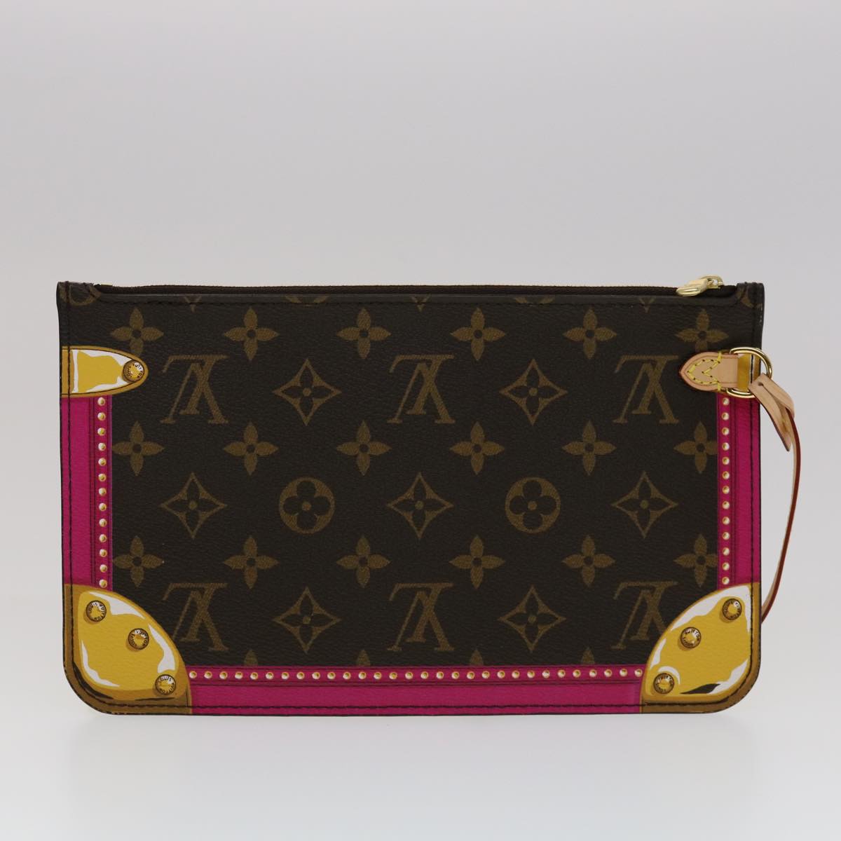 LOUIS VUITTON Monogram Summer Trunk Neverfull MM Tote Bag M41390 Auth 30117A