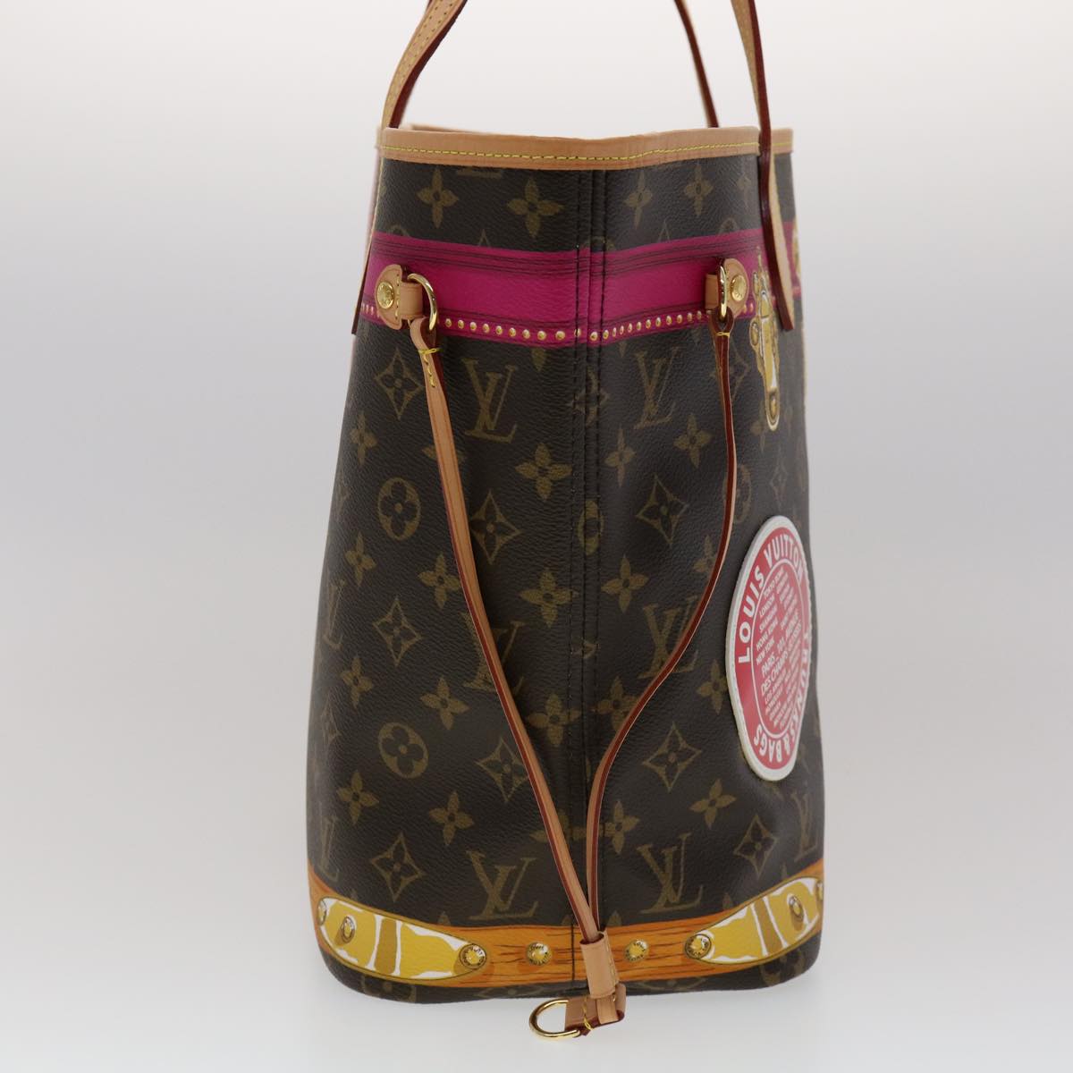 LOUIS VUITTON Monogram Summer Trunk Neverfull MM Tote Bag M41390 Auth 30117A