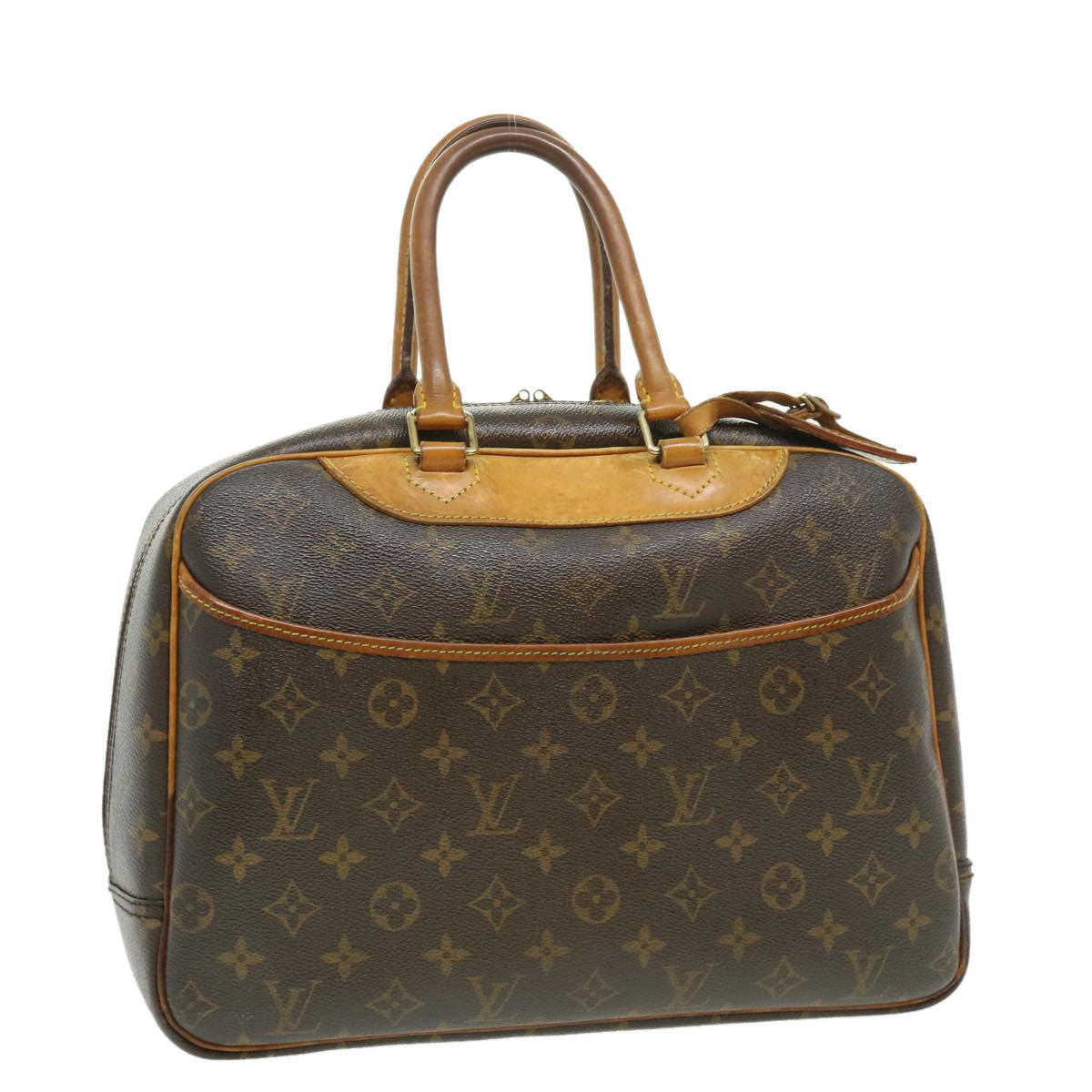 LOUIS VUITTON Monogram Deauville Hand Bag M47270 LV Auth 30132