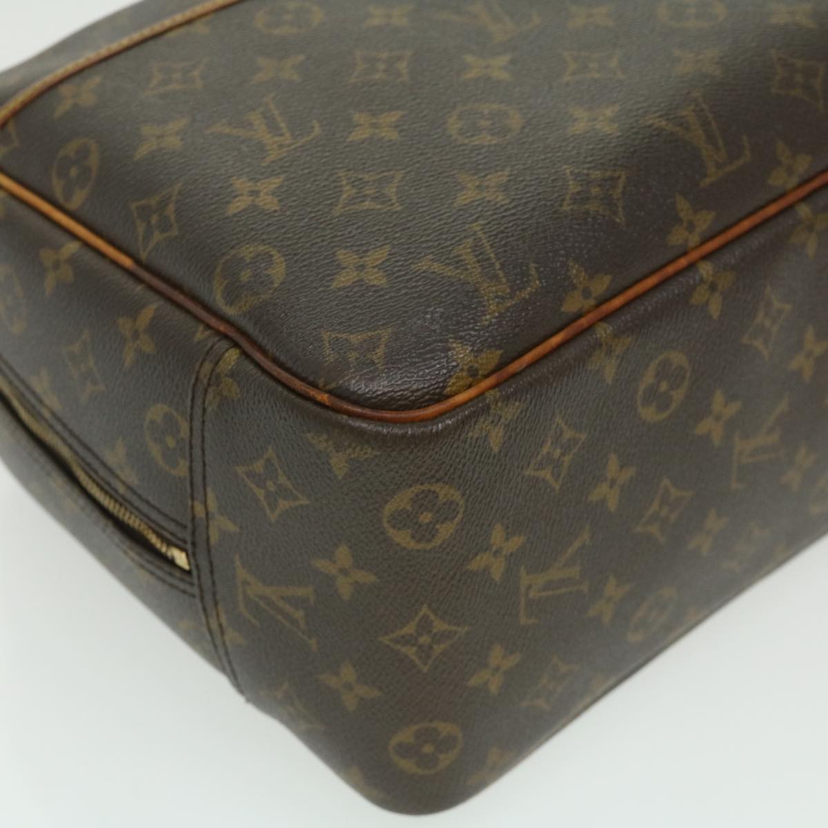 LOUIS VUITTON Monogram Deauville Hand Bag M47270 LV Auth 30132