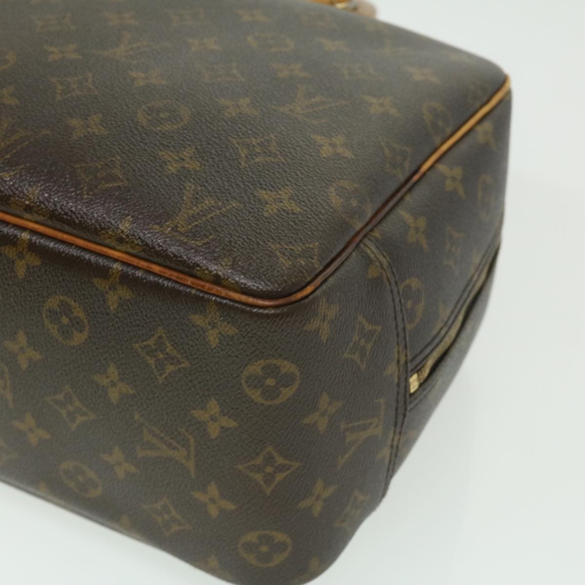 LOUIS VUITTON Monogram Deauville Hand Bag M47270 LV Auth 30132