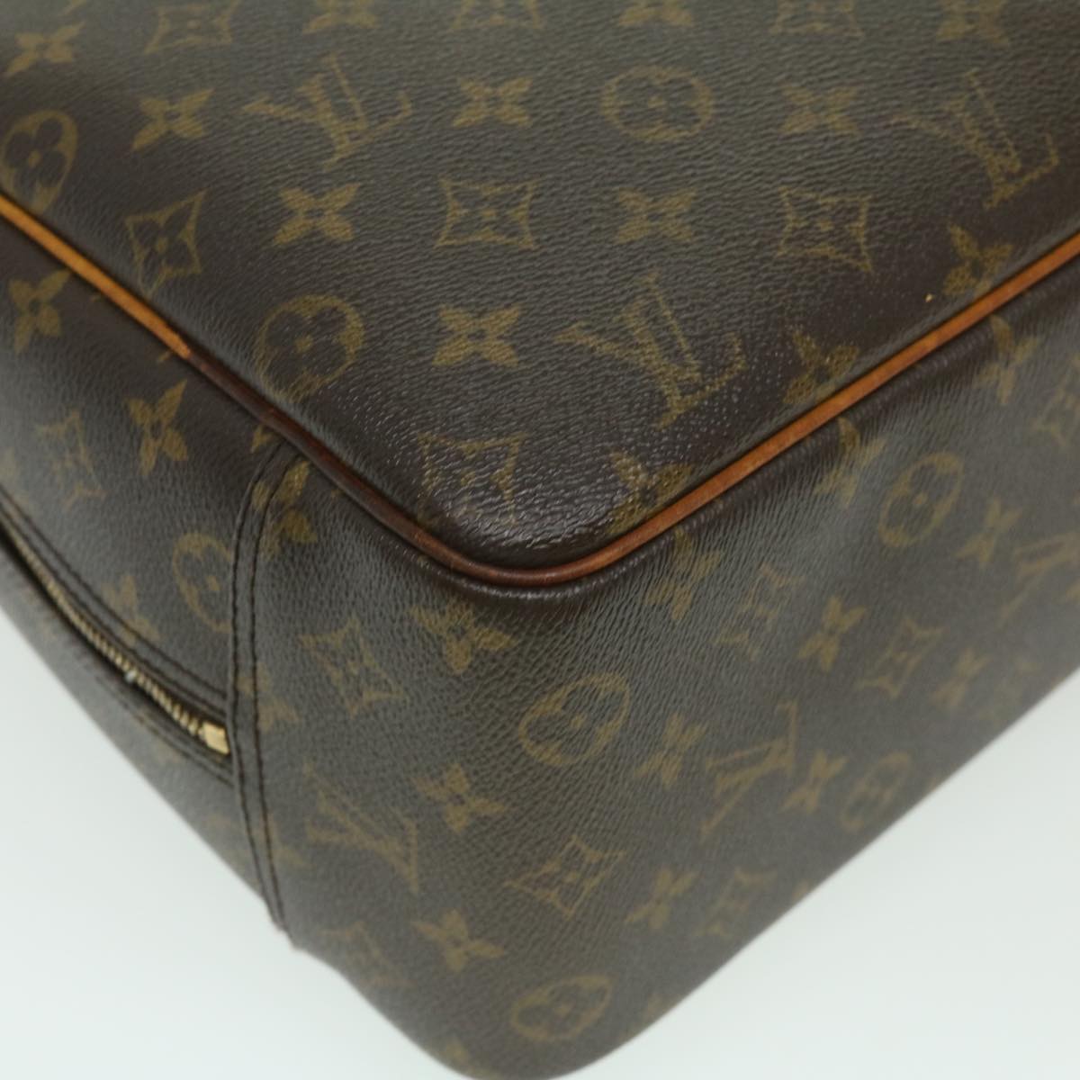 LOUIS VUITTON Monogram Deauville Hand Bag M47270 LV Auth 30132