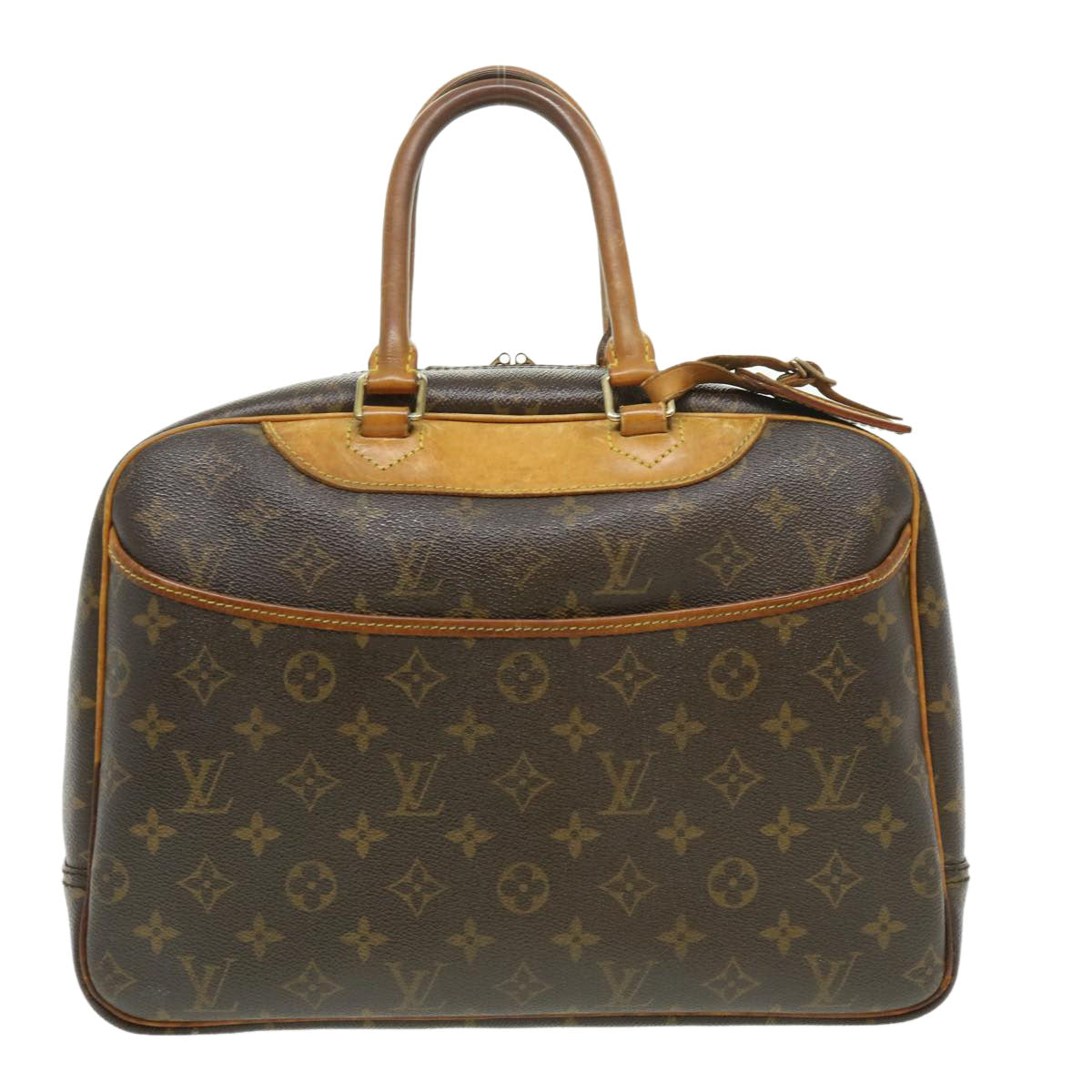 LOUIS VUITTON Monogram Deauville Hand Bag M47270 LV Auth 30132