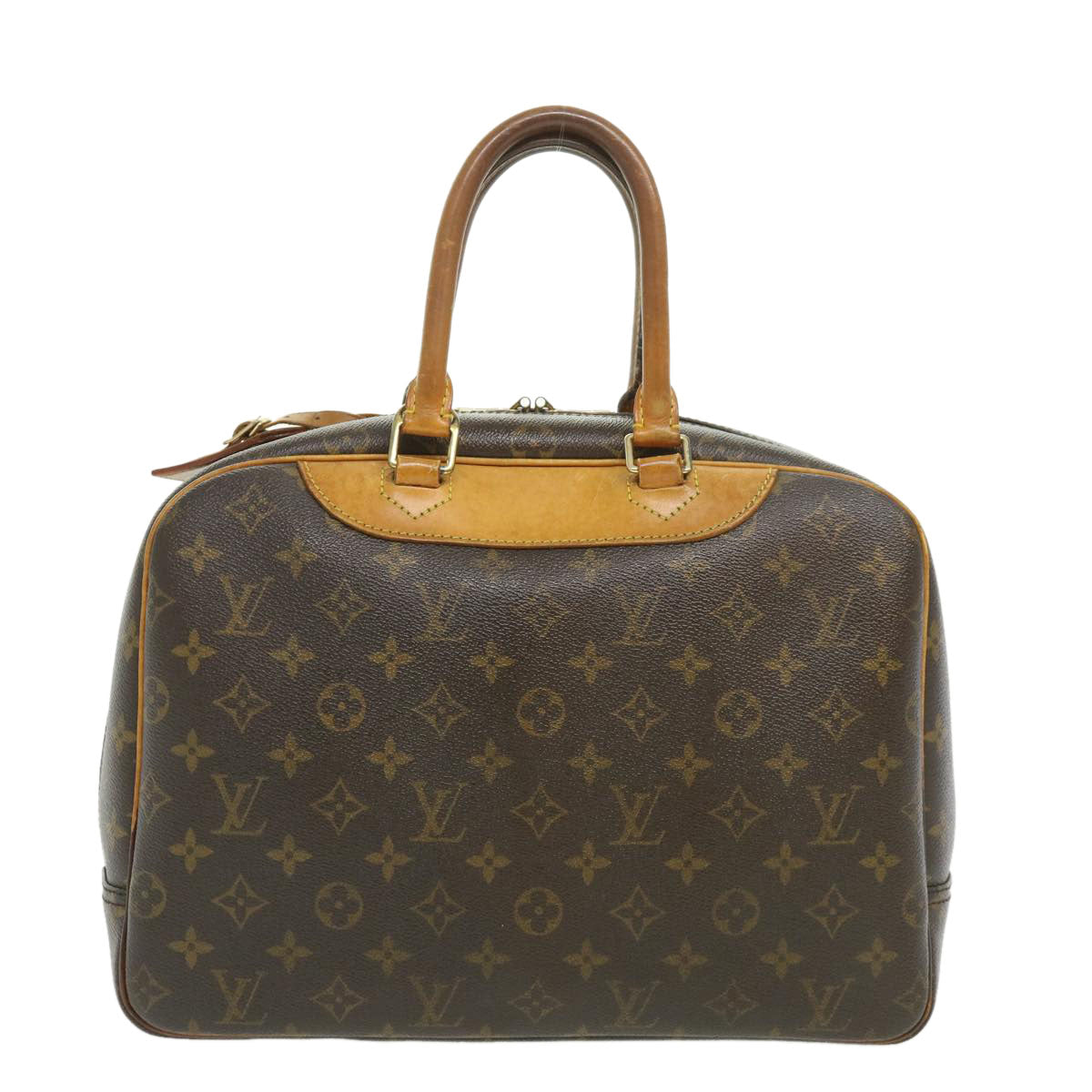 LOUIS VUITTON Monogram Deauville Hand Bag M47270 LV Auth 30132