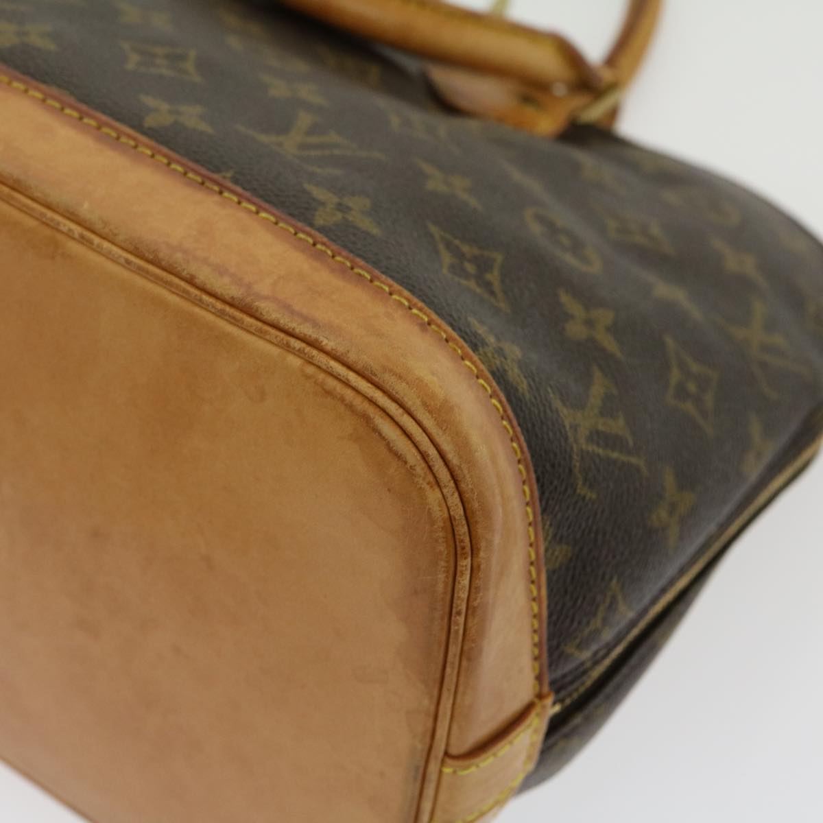 LOUIS VUITTON Monogram Alma Hand Bag M51130 LV Auth 30146