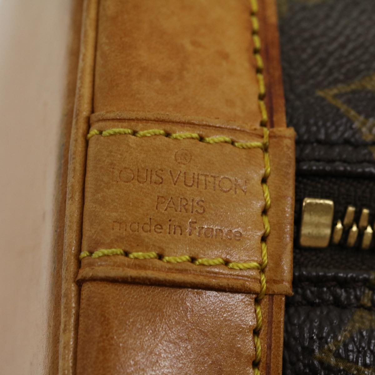 LOUIS VUITTON Monogram Alma Hand Bag M51130 LV Auth 30146