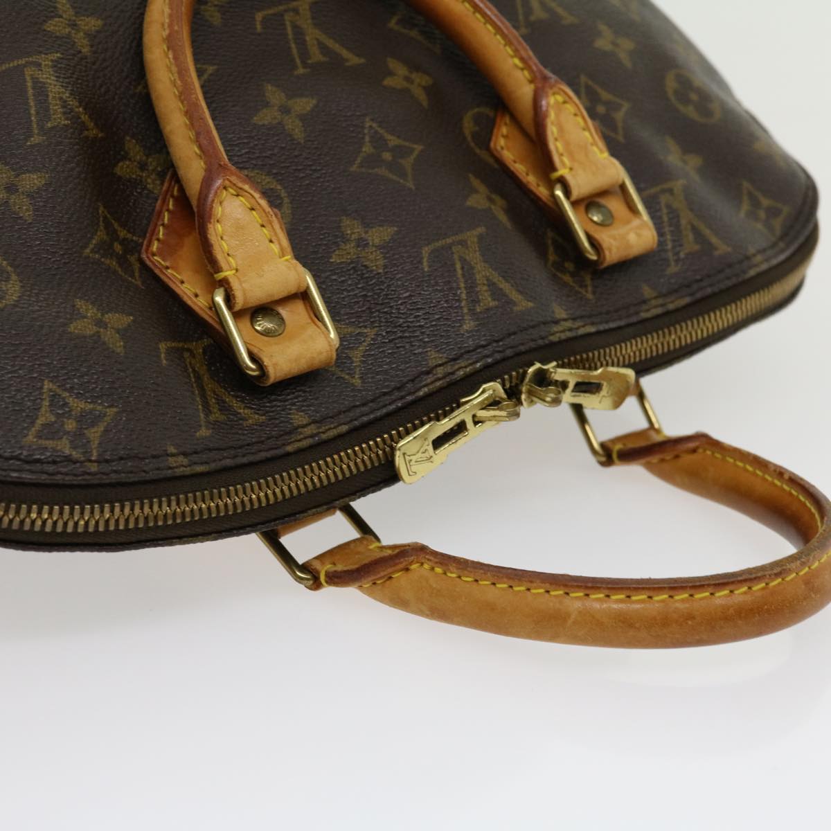 LOUIS VUITTON Monogram Alma Hand Bag M51130 LV Auth 30146