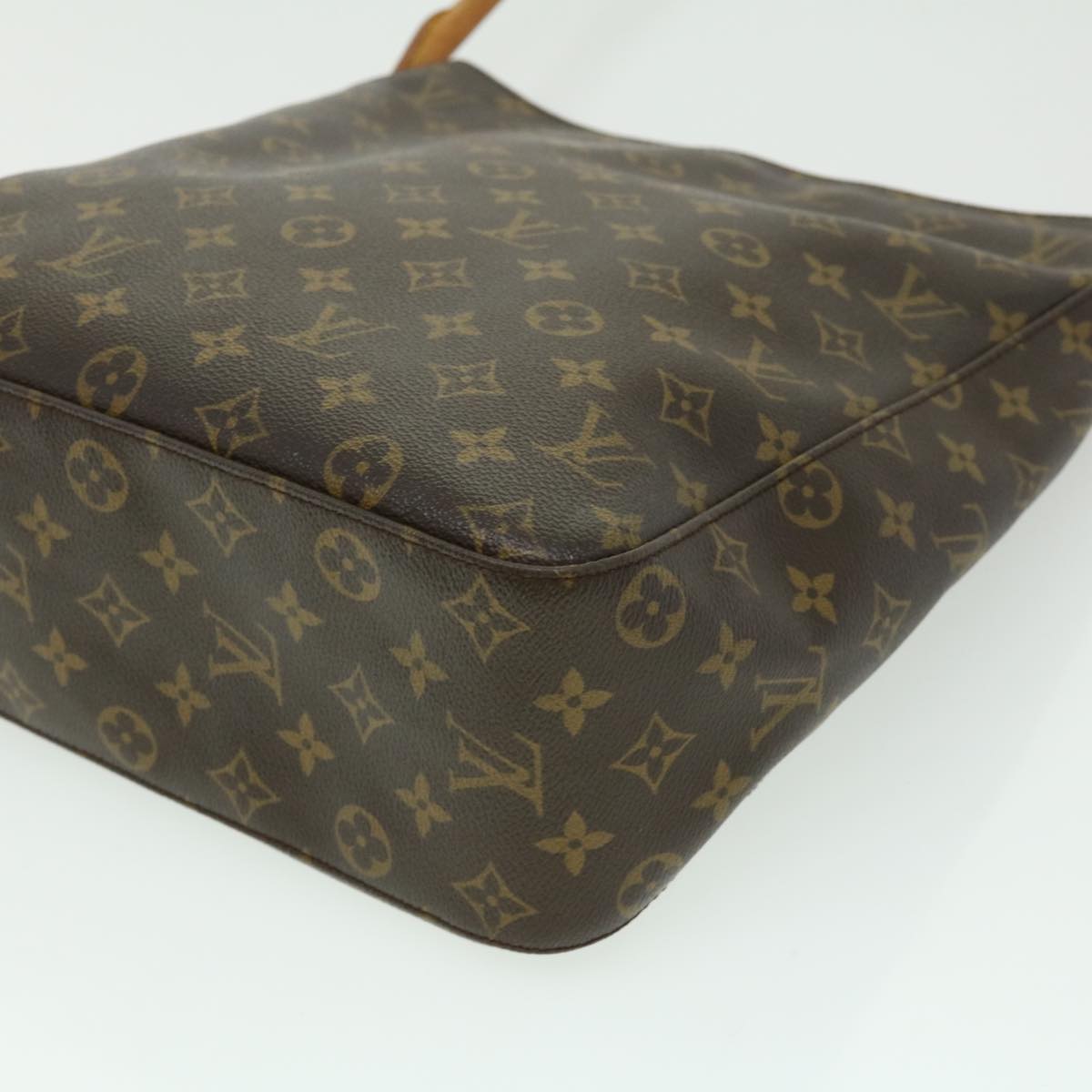 LOUIS VUITTON Monogram Looping GM Shoulder Bag M51145 Auth 30173