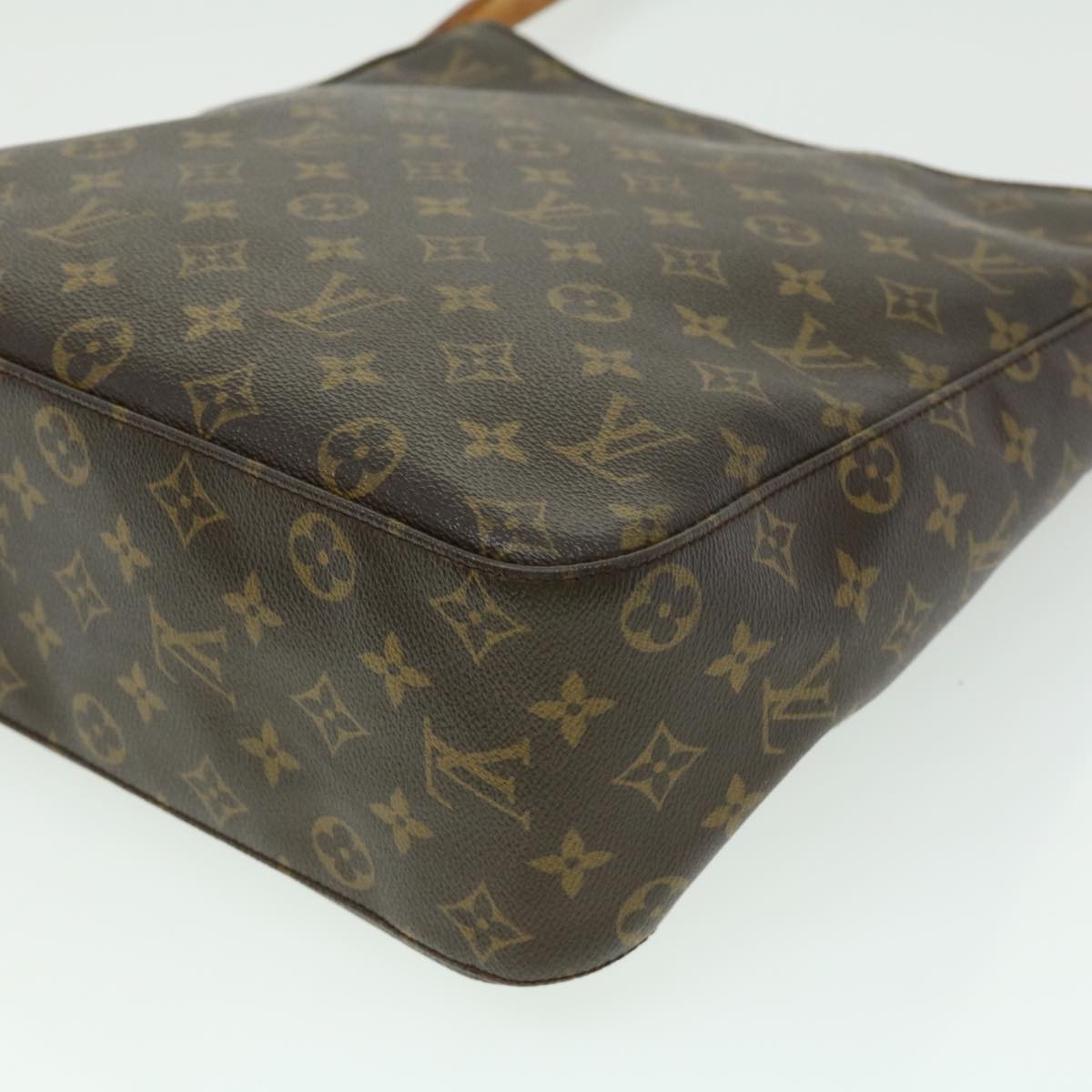 LOUIS VUITTON Monogram Looping GM Shoulder Bag M51145 Auth 30173