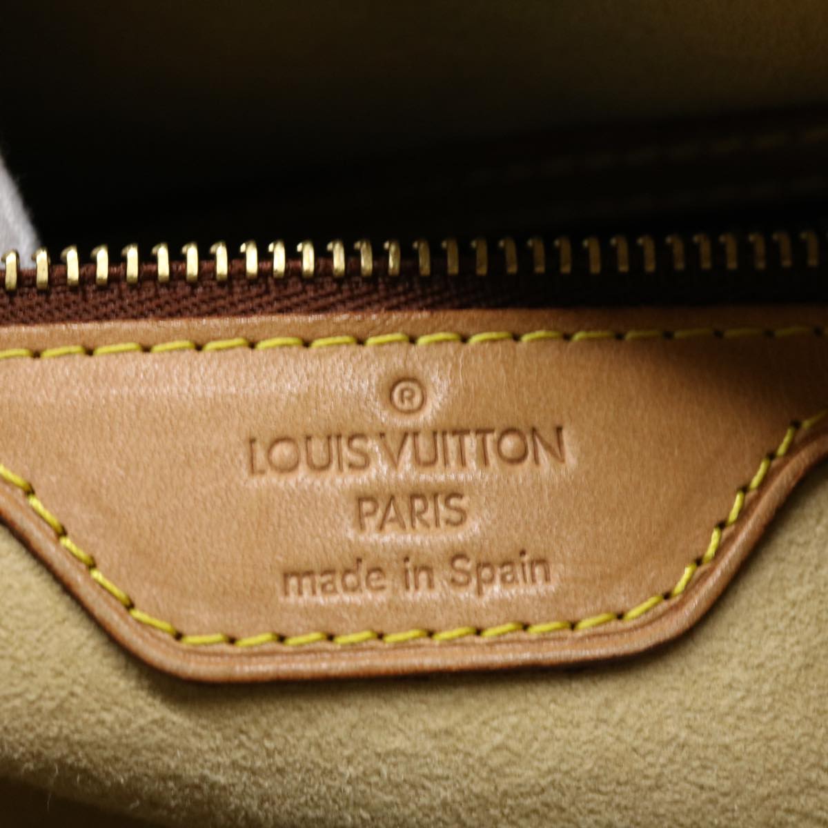 LOUIS VUITTON Monogram Looping GM Shoulder Bag M51145 Auth 30173