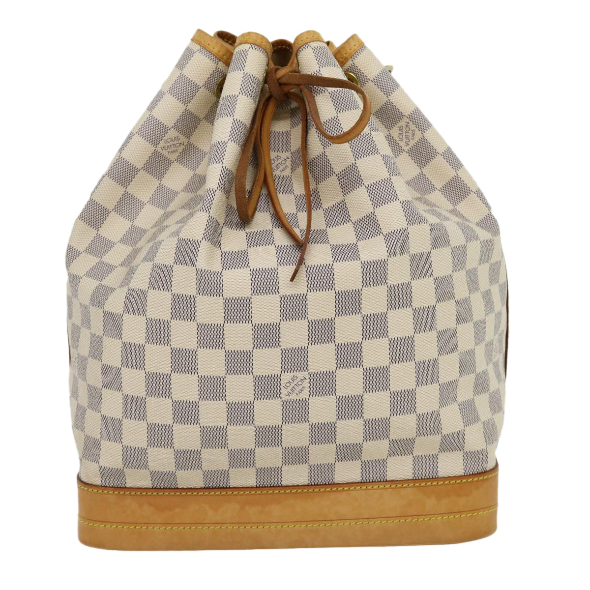 LOUIS VUITTON Damier Azur Noe Shoulder Bag N42222 LV Auth 30215A