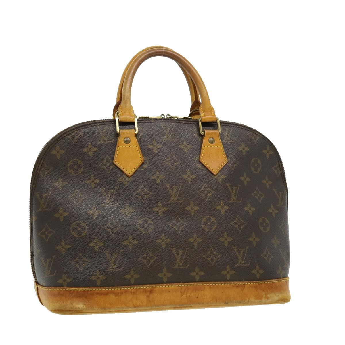 LOUIS VUITTON Monogram Alma Hand Bag M51130 LV Auth 30219