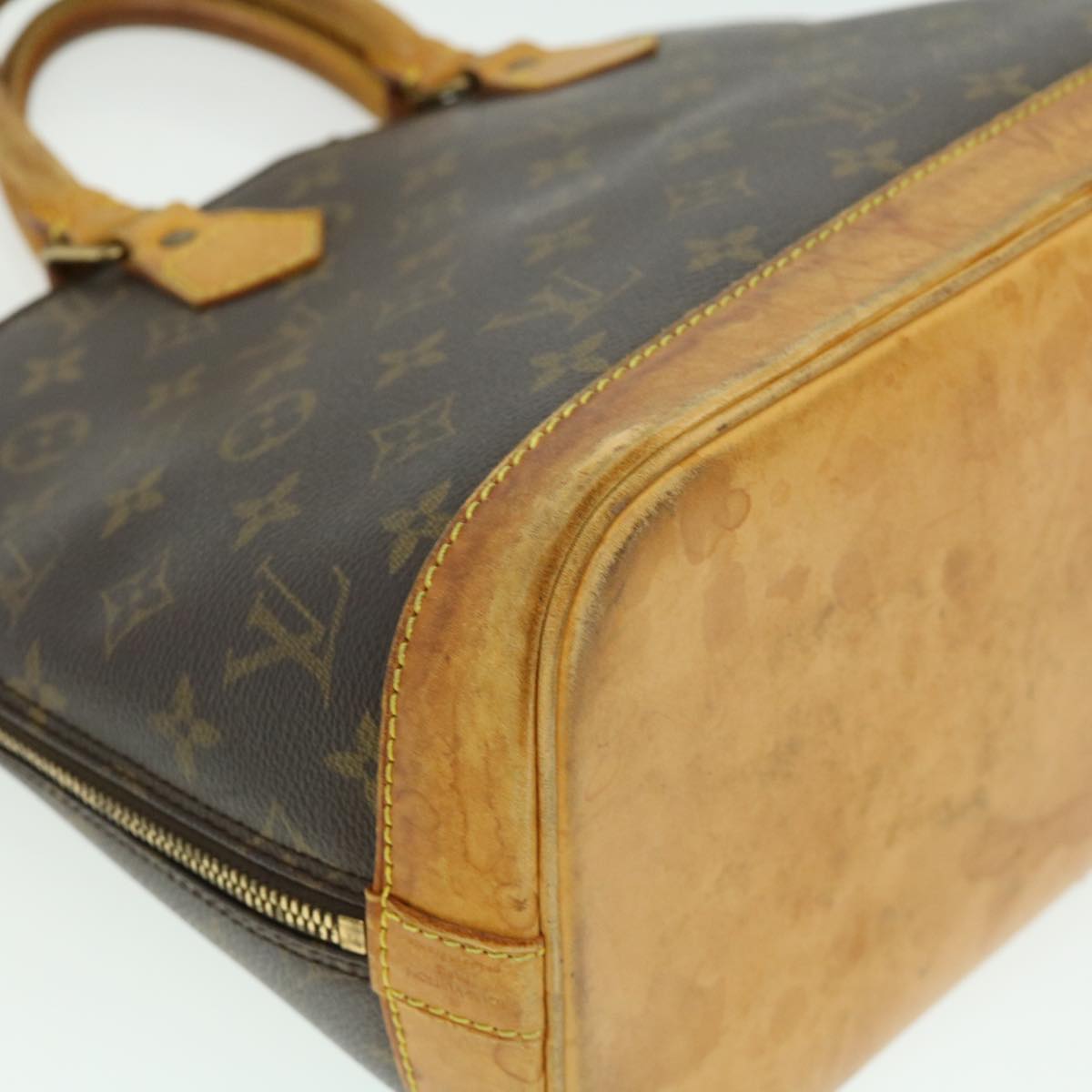 LOUIS VUITTON Monogram Alma Hand Bag M51130 LV Auth 30219