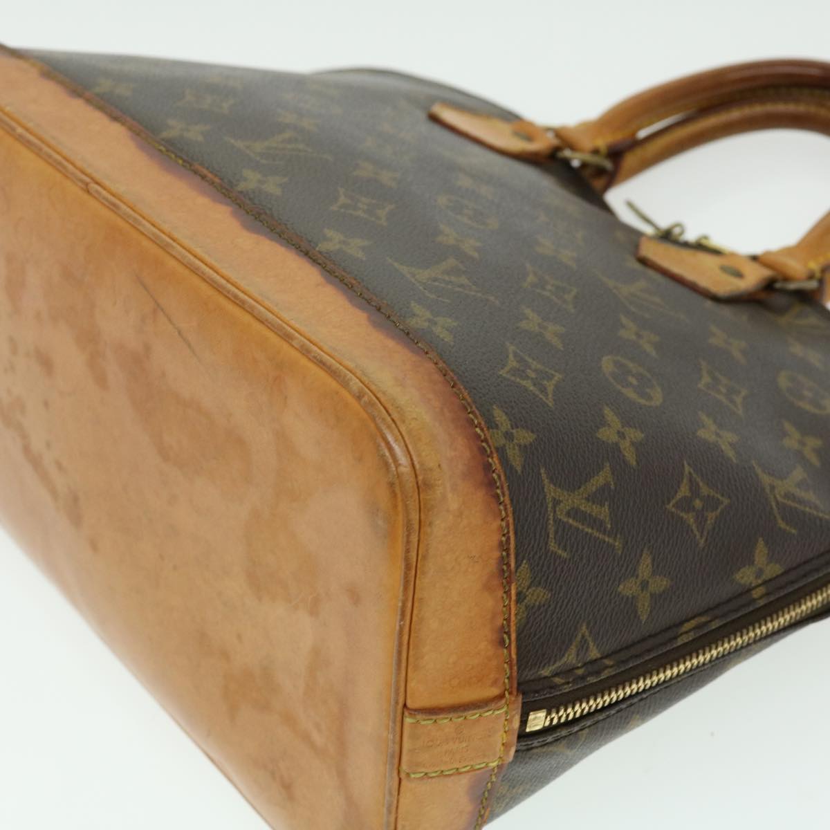 LOUIS VUITTON Monogram Alma Hand Bag M51130 LV Auth 30222