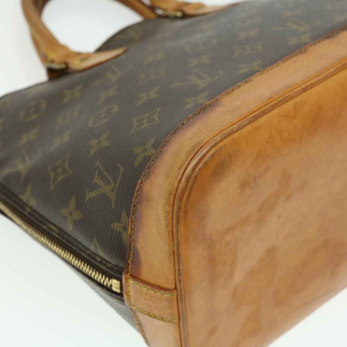 LOUIS VUITTON Monogram Alma Hand Bag M51130 LV Auth 30222