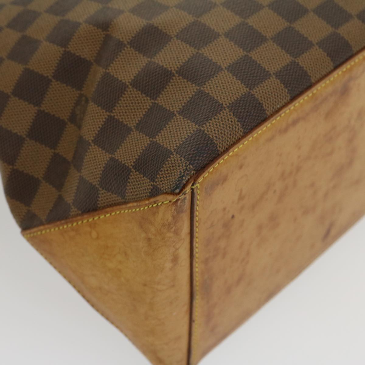 LOUIS VUITTON Damier Ebene Cabas Mezzo Tote Bag LV Auth 30266