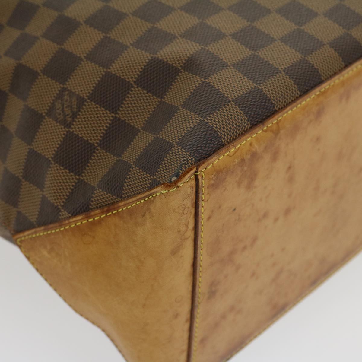 LOUIS VUITTON Damier Ebene Cabas Mezzo Tote Bag LV Auth 30266