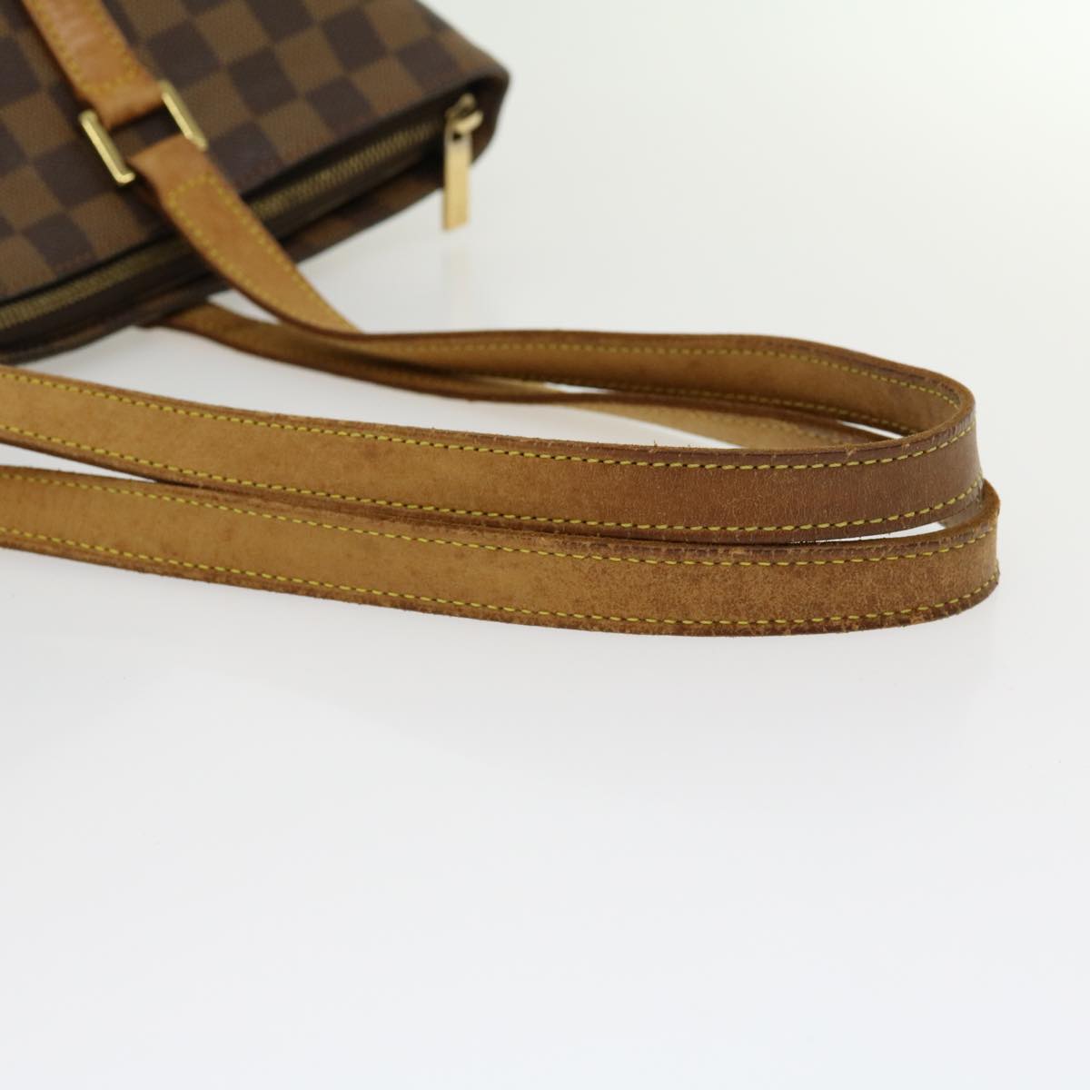 LOUIS VUITTON Damier Ebene Cabas Mezzo Tote Bag LV Auth 30266