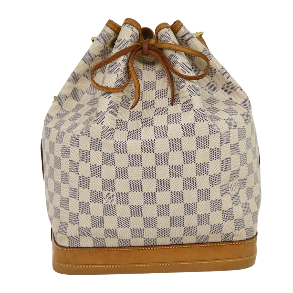 LOUIS VUITTON Damier Azur Noe Shoulder Bag N42222 LV Auth 30275A