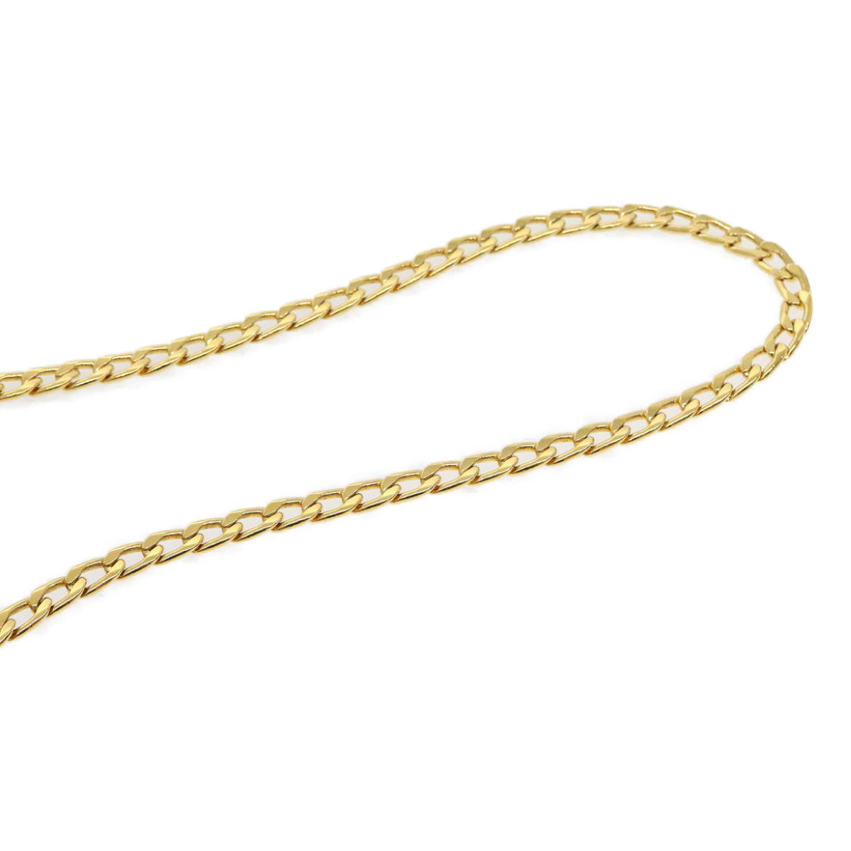 CHANEL Chain Belt metal Gold CC Auth 30372A