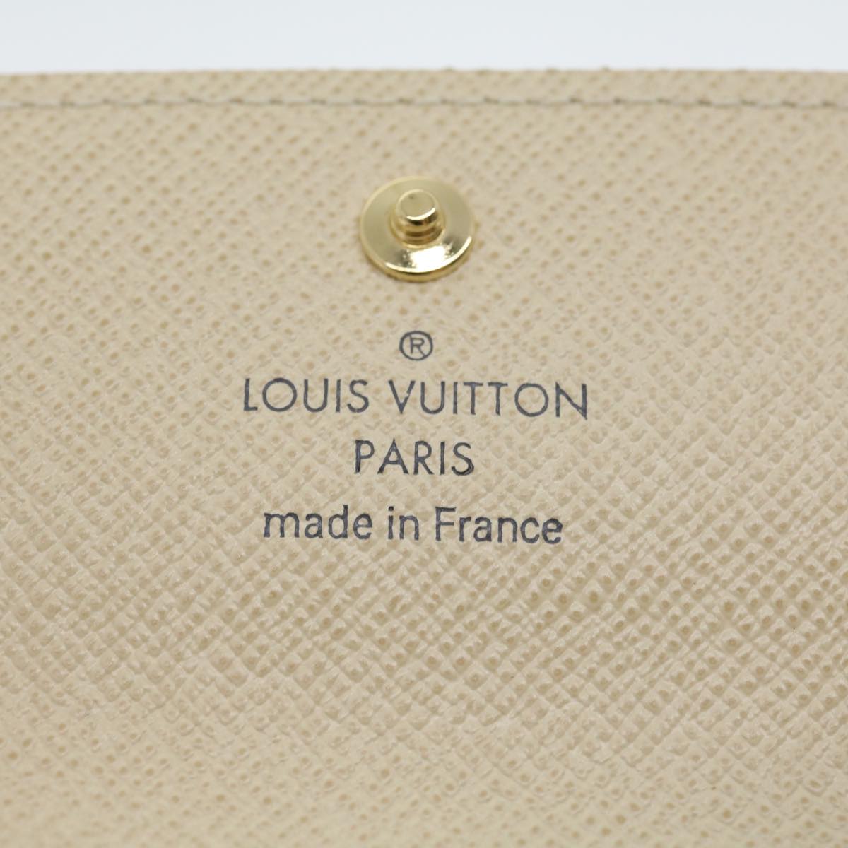 LOUIS VUITTON Damier Azur Multicles 4 Key Case N60020 LV Auth 30381A