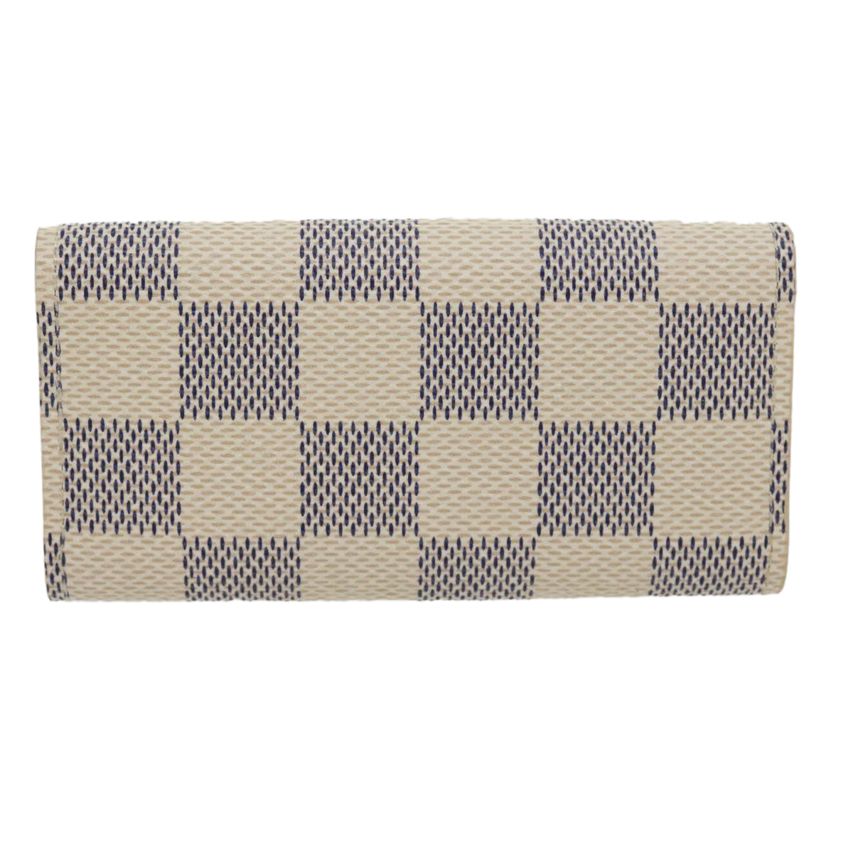 LOUIS VUITTON Damier Azur Multicles 4 Key Case N60020 LV Auth 30381A