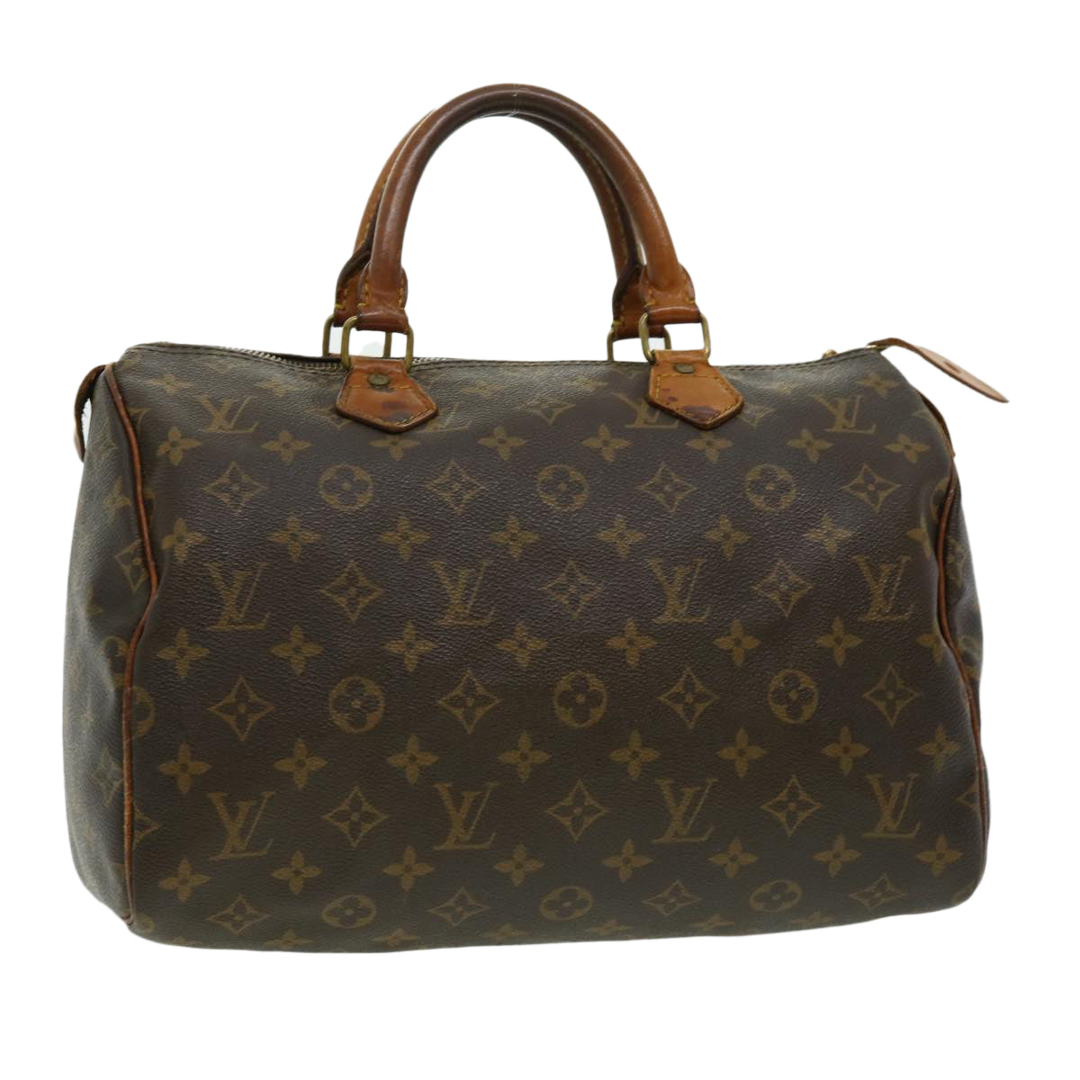 LOUIS VUITTON Monogram Speedy 30 Hand Bag M41526 LV Auth 30409