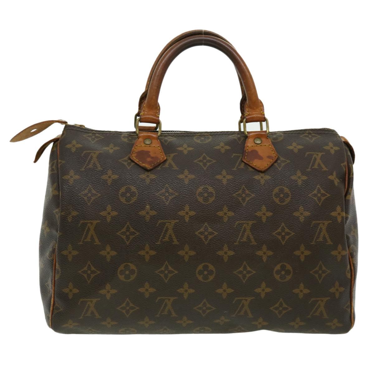 LOUIS VUITTON Monogram Speedy 30 Hand Bag M41526 LV Auth 30409