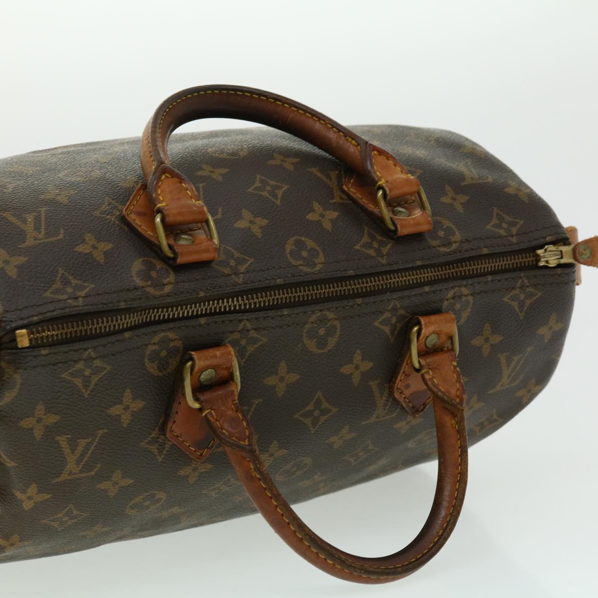 LOUIS VUITTON Monogram Speedy 30 Hand Bag M41526 LV Auth 30409